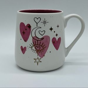 Sheffield Home Big Pink Gold White Coffee Cup
